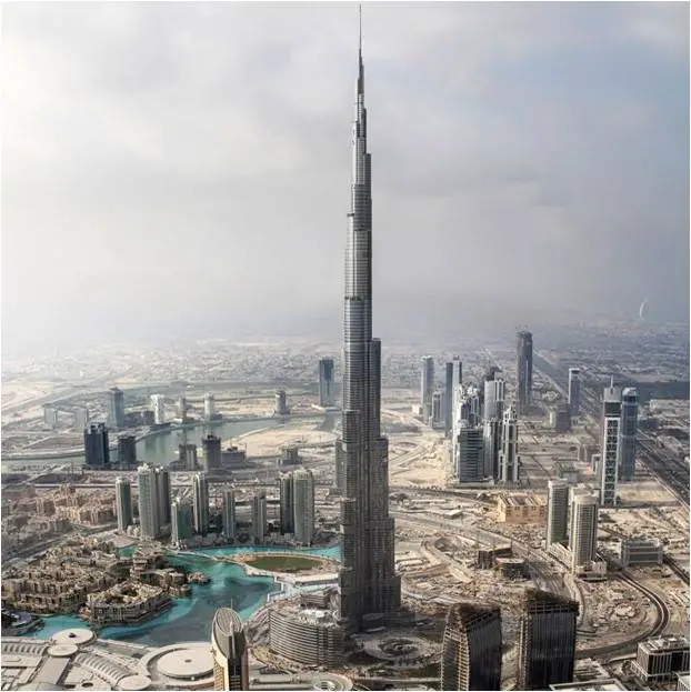 Burj khalifa height