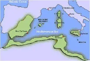 City Of Carthage Map Ancient City Of Carthage - Archinomy