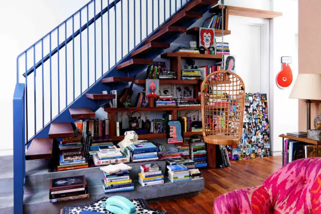 Bookshelf Under Staircase