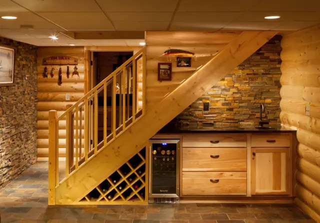 Mini Bar Under Stairs